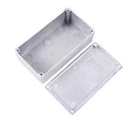 TOPPERFUN Caja de Aluminio para Pedales de Guitarra 122x66x39.5 Mm, Carcasa Electrónica para Efectos de Guitarra, Estuche Resistente y Versátil para Pedalera DIY