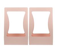 TOPPERFUN Caja de Papel para Llevar Flores 2 Piezas Rosa Caja Portátil Asas para Envolver Regalos Contenedor Elegante para Flores y Pequeños Obsequios Adecuado para Día del Maestro y
