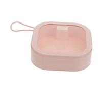 TOPPERFUN Caja Organizadora de Lazos y Accesorios para Cabello Pequeña, Portátil, Color Rosa, Multifuncional para Escritorio y Viaje, Adecuado para Mujeres y Uso Diario