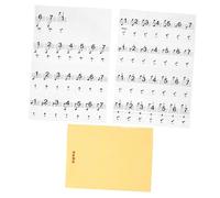 TOPPERFUN Calcomanía De Introducción Al Piano Pegatinas Teclado Para Principiantes