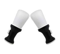 TOPPERFUN Cepillo para Peluquero de Limpieza Profesional 2 Unidades Cerdas Suaves para Cuello y Barba Uso en Salón y Barbería Herramienta de Barrido para Cortar Cabello