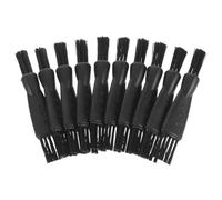 TOPPERFUN Cepillos De Limpieza Para Afeitadora Eléctrica Hombre, 10 Piezas Doble Cabezal, Mini Brocha Repuesto Flexible Para Afeitadoras, Recortadoras y Depiladoras, Portátil Para Hogar y Viaje