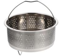 TOPPERFUN Cesta de Vapor Acero Inoxidable Cocinar Verduras Mariscos y Arroz con Mango Ergonómico Diseño Compacto para Vapor Rápido y Ahorro de Energía Apta para Olla Eléctrica Doméstica