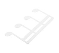 TOPPERFUN Clip De Metálico Portable Para Sostenimiento De Páginas De y Partituras Soporte Práctico Para Guitarra y Piano Para y