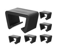 TOPPERFUN Clips para Sofá Seccional de Patio 6 Piezas Plástico Antideslizante Conexiones Seguras para Muebles de Mimbre Exterior Accesorios Jardín Terraza