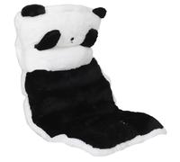 TOPPERFUN Cojín de Asiento para Coche de Peluche Panda Blando, Funda de Felpa para Invierno, Diseño Lindo y Cómodo, Adecuado para Decoración Interior y Clima Frío