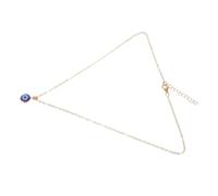TOPPERFUN Collar Amuleto Turco con Colgante de Azul Joyería de Protección para Mujer Gargantilla de y Prosperidad Accesorio de Moda