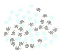 TOPPERFUN Confeti de Papel Forma de Elefante para Shower y Fiesta de Cumpleaños 100 Piezas Colores Azul y Gris Decoración Ligera y Temática para Mesa y Celebración