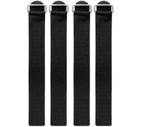 TOPPERFUN Correas Antideslizantes para Zapatos de Montaña y Senderismo, Nylon Ajustable con Cierre de Contacto, 4 Piezas, Pinzas para Crampones de Hielo, Tracción Profesional para Calzado