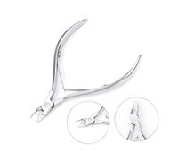 TOPPERFUN Cortador de Cutículas Inoxidable 1 4.6X9.6Cm Ergonomico para Manicura y Pedicura Mango Antideslizante