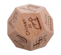 TOPPERFUN Dados Los Requisitos Información Del Producto Aquí Tienes Un Título Para Producto Dados De Decisión De Comida De Madera Interactivos y Divertidos Para Citas Cumpleaños y