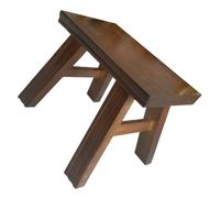 TOPPERFUN De Madera para Baño y Cocina Escabel Rústico para Adultos Zapatos y Usar Camas Altas