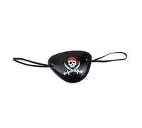 TOPPERFUN De Ojos De Pirata Diseño De Calavera Parche para Cosplay De Halloween Accesorios De Fiesta Ligera Transpirable para Adultos