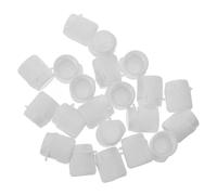 TOPPERFUN de Pasta de Dientes Accesorios de Cuidado Bucal de Plástico Atornilladas Tapas Tamaño Pequeño 30 Unidades Diseño Abatible para Viaje Uso Personal