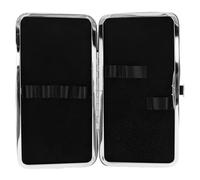 TOPPERFUN de PU para Pinzas y Tijeras de injerto de pestañas, Estuche con diseño Fino para Herramientas de Maquillaje, Ideal para Uso en desplazamientos
