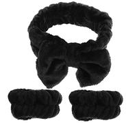 TOPPERFUN Diadema Ancha Lazo para Lavarse la Cara 3 Piezas Diademas de Maquillaje para Mujer Resistente y Ligera y Baño Accesorios de