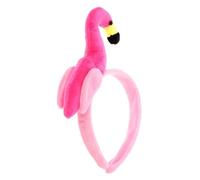 TOPPERFUN Diadema De Flamenco Condujo Decoraciones De Fiesta De Flamencos Accesorios Para El Cabello Aro De Pelo De Playa Adulto Traje De Flamenco Banda Diadema Decorativa Rosa El Plastico