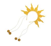TOPPERFUN Diadema de Fuego Naranja para Fiesta y Cumpleaños Infantil con Materiales No Tejidos y Plástico, Accesorio Creativo y Llamativo para Mujeres y Niños