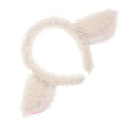 TOPPERFUN Diadema de Orejas de Cordero de Peluche Suave Cómoda y Flexible para Cosplay Fiestas y Uso Diario Accesorios Encantadores para Niñas y Adultos