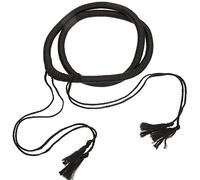 TOPPERFUN Diadema Turbante Árabe Ajustable para Hombre, Accesorio Shemagh de Pu Negro 56 Cm, Diseño Elástico para Pañuelo Cabeza, Uso Tradicional y Disfraz Árabe