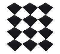 TOPPERFUN Divisor reutilizable para discos vinilo y CDs, 15 piezas de PP negro, diseño creativo para organización en oficinas y almacenamiento en casa