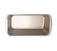 TOPPERFUN Dorado para Pan de Molde Molde Rectangular de Acero al Carbono | Reutilizable, Antiadherente, Resistente a Altas Temperaturas, para Pastelería Profesional y Cocina de Obrador