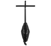 TOPPERFUN Elevador Mango de de Hierro Holandés Fundido Horno Tapa en Espiral Compacto Resistente al Adecuado para Camping y Barbacoas Aire Libre