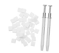 TOPPERFUN Esponjas Suaves para Uñas 200 Piezas con Portaherramientas de Agarre 2 Unidades Mini Aplicador para Decoración y Difuminar Esmalte Gel Uso Profesional y Doméstico