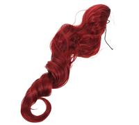 TOPPERFUN Extensión de Coleta Sintética Larga y Rizada con Pinza para Eventos y Uso Diario Aspecto Natural