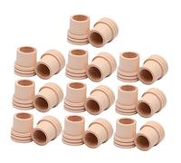 TOPPERFUN Extintor De Moxa De Madera 20 Piezas, Tamaño Compacto 1.8 Cm, Práctico y Duradero Para Moxibustión Casa y Masajes, Herramienta De Moxibustión Segura Para Uso Doméstico y Profesional