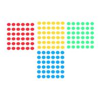 TOPPERFUN Fichas de Recompensa de Plástico Colorido 400 Piezas (Azul, Verde, Rojo, Amarillo 100 Unidades Cada Uno) para Juegos Educativos, Aprendizaje Matemático y Herramientas Didácticas