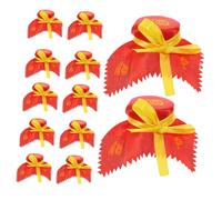 TOPPERFUN Funda de Tela para Jarras de Vino Vintage Tapa de Sellado Reutilizable Tela Lavable para Decoración de Frascos 10 Piezas