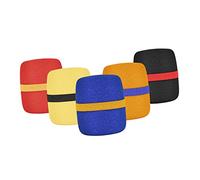 TOPPERFUN Funda Para Micrófono a Prueba De Viento, 5 Piezas De Espuma Engrosada Anillos De Color, Protector Absorbente De Ruido Para Estudio, Escenario y Ktv