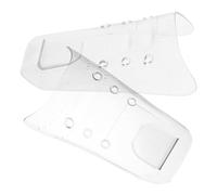 TOPPERFUN Funda Transparente Antideslizante para Zapatos de Peluquero, Protección Reforzada para Pies, Cubrezapatos Reutilizable Talla 41-45, Accesorio Profesional para Salón y Corte