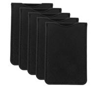 TOPPERFUN Fundas de Peine de Pu Antirayaduras para Peines Cortos 5 Unidades Tamaño Compacto Protección de Madera Viaje Uso Diario