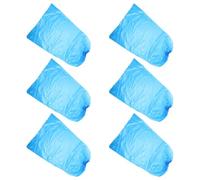 TOPPERFUN Fundas Desechables para Zapatos Impermeables, Cubrezapatos Largos Azules de 70 Cm X 35 Cm, Antideslizantes y Resistentes para Días Lluviosos, Paquete de 50 Unidades