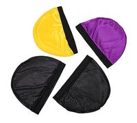 TOPPERFUN Gorra de Elástica 4 Pcs para Peluca Suave y Transpirable para Cabello Largo y Corto y Protección Gorro de Satén