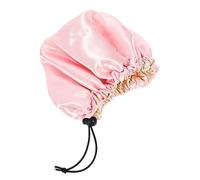 TOPPERFUN Gorro De Dormir De Satén Para Gorro De Dormir Elástico De Doble Capa Ajuste De Cordón Para Proteger El Cabello Duerme La Noche