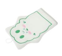 TOPPERFUN Guante Exfoliante Infantil Verde Ajustable para Limpieza Profunda y Baño Divertido 1 Unidad