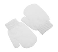TOPPERFUN Guantes de Baño Exfoliantes para Ducha Guantes Corporales de Material Suave para Exfoliar y Desmaquillar para Piel Suave Baños