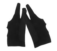 TOPPERFUN Guantes de Pintura Antimanchas Alta Elasticidad Guantes de Dos Dedos para Tableta de Dibujo para Artistas y Dibujantes Uso Mano Derecha Izquierda Interiores