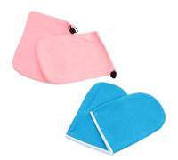 TOPPERFUN Guantes De Terapia De Manos y Guante De Cera De Parafina 2 Unidades Talla Única Tela Cómoda De Cera Para Cuidado Profesional Casa