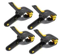 TOPPERFUN Herramienta de reparación con ventosas 4 clips de plástico negro ABS con soporte antideslizante y muelle para pantallas LCD de teléfonos móviles, ideal para manipulación de marcos