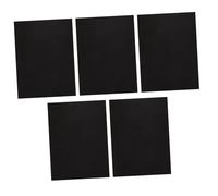 TOPPERFUN Inserto Moldeador Negro Mate para Bolso de Mano Base Soporte Plástico 08Mm Tamaño A4 Estabilizador Fondo de Bolsa 5 Piezas Organizador Interior Maletas y Bolsos para Viaje