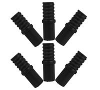 TOPPERFUN Juego de 6 Adaptadores Roscados para Poste de Extensión Metálico, Compatibles Escobas y Mopas, Diseño Fácil para Tareas de Limpieza en Hogares y Oficinas