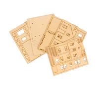 TOPPERFUN Kit De De Madera Maqueta De Edificio Sudeste Asiático Fomenta Creatividad y Aprendizaje