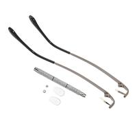 TOPPERFUN Kit de Reparación de Gafas Patillas de Metal en Color Pistola Tornillos y Destornillador Piezas de Repuesto para Gafas de Sol Almohadillas Nasales Incluidas Adecuado para