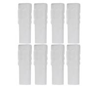 TOPPERFUN Mangas de Tubo de Candelabro de Hierro 8 Unidades para Portalámparas E14 Funda Ligera para Uso en Eventos y Habitaciones