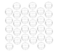 TOPPERFUN Máquina Expendedora De 50 Redondas Vacías Transparentes De 28 Mm, Contenedores De Plástico para Premios De Fiesta, Máquinas De Garra Vacías, Bolas para Juguetes, Dulces.