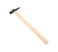 TOPPERFUN Martillo de Inspección Ferroviaria Puntiagudo de Acero con Mango de Madera 40 Cm para Mantenimiento Industrial y Reparación Eléctrica, Herramienta Manual para Detección Precisa